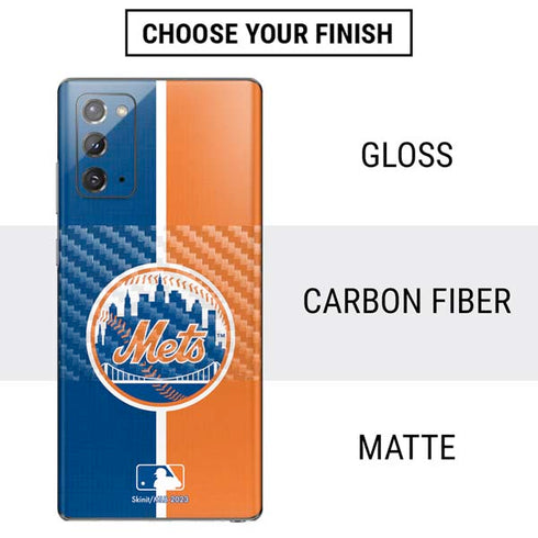 MLB New York Mets Split Galaxy Note20 5G Skin